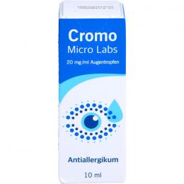 CROMO MICRO Labs 20 mg/ml Augentropfen 10 ml
