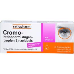 CROMO-RATIOPHARM Augentropfen Einzeldosis 10 ml