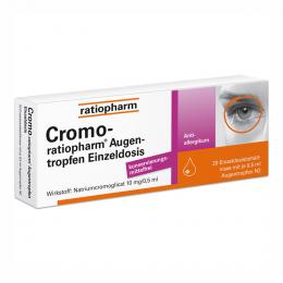 Cromo-ratiopharm Augentropfen Einzeldosis 20 X 0.5 ml Augentropfen