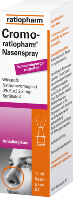 CROMO-RATIOPHARM Nasenspray konservierungsfrei 15 ml