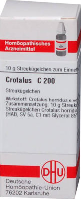 CROTALUS C 200 Globuli 10 g