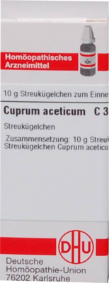 CUPRUM ACETICUM C 30 Globuli 10 g
