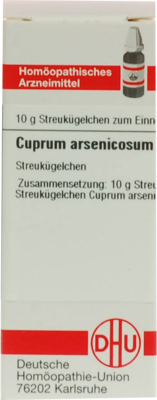 CUPRUM ARSENICOSUM D 12 Globuli 10 g