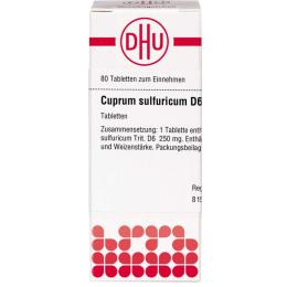 CUPRUM SULFURICUM D 6 Tabletten 80 St.