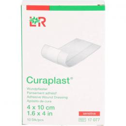 CURAPLAST Wundschnellverb.sensitiv 4x10 cm 1 m 10 St.