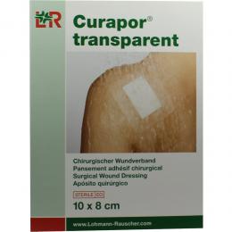 Curapor transparent Wundverband steril 10x8cm 5 St Pflaster