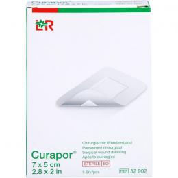 CURAPOR Wundverband steril 5x7 cm 5 St.