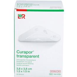 CURAPOR Wundverband steril transparent 3,8x3,8 cm 50 St.