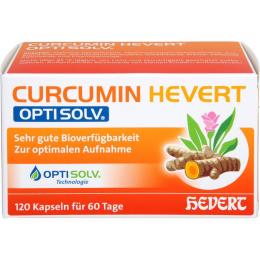 CURCUMIN HEVERT OptiSolv Kapseln 120 St. (58 g)