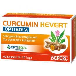 CURCUMIN HEVERT OptiSolv Kapseln 60 St. (29 g)