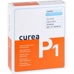 CUREA P1 superabsorb.Wundauflage 10x10 cm 25 St.