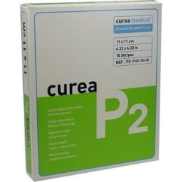 CUREA P2 superabsorb.Wundauflage 11x11 cm 10 St.
