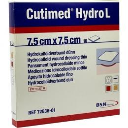 CUTIMED Hydro L Hydrokolloidverb.dünn 7,5x7,5 cm 10 St.