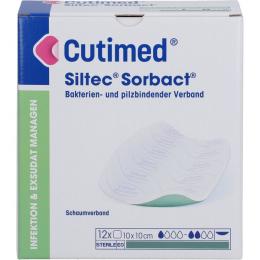CUTIMED Siltec Sorbact PU-Verb.10x10cm o.Haftrand 12 St.