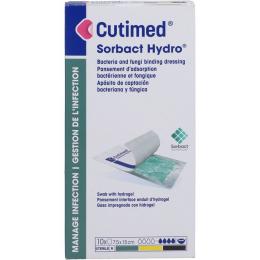 CUTIMED Sorbact Hydro Gel Kompressen 7,5x15 cm 10 St.