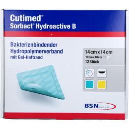 CUTIMED Sorbact Hydroactive B Gel-V.14x14 cm haft. 12 St.