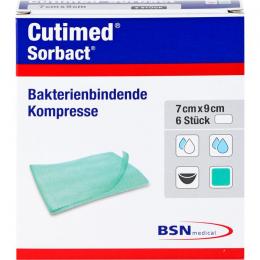 CUTIMED Sorbact Kompressen 7x9 cm 6 St.