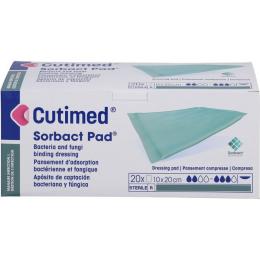 CUTIMED Sorbact Pad Kompressen 10x20 cm 20 St.