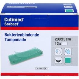 CUTIMED Sorbact Tamponaden 5x200 cm 12 St.