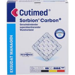 CUTIMED Sorbion Carbon Wundverb.15x15 cm steril 12 St.