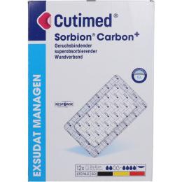 CUTIMED Sorbion Carbon Wundverb.25x35 cm steril 12 St.