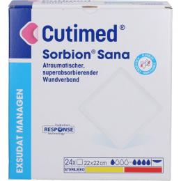 CUTIMED Sorbion SANA Wundauflage 22x22 cm 24 St.
