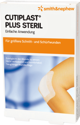 CUTIPLAST Plus steril 10x19,8 cm Verband 55 St