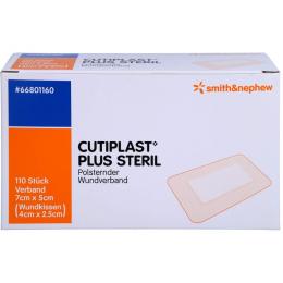 CUTIPLAST Plus steril 5x7 cm Verband 110 St.