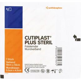 CUTIPLAST Plus steril 7,8x10 cm Verband 1 St.