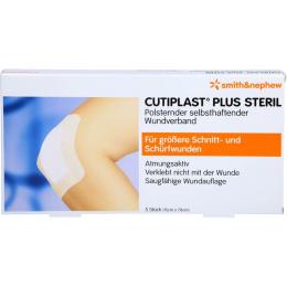 CUTIPLAST Plus steril 7,8x15 cm Verband 5 St.