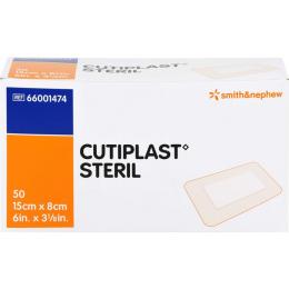 CUTIPLAST steril Wundverband 8x15 cm 50 St.