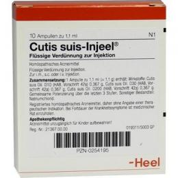 CUTIS suis Injeel Ampullen 10 St