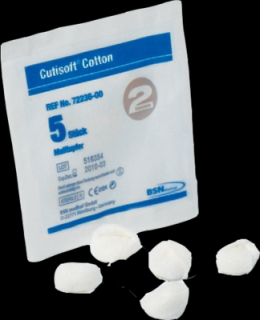 CUTISOFT Cotton Tupfer steril walnussgro 2+3 42X5 St