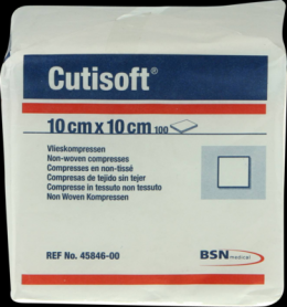 CUTISOFT Vlieskompressen 10x10 cm unsteril 100 St