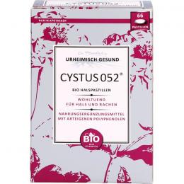 CYSTUS 052 Bio Halspastillen 66 St.