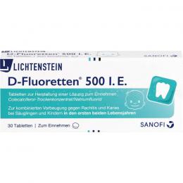 D FLUORETTEN 500 Tabletten 30 St.