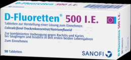 D FLUORETTEN 500 Tabletten 90 St