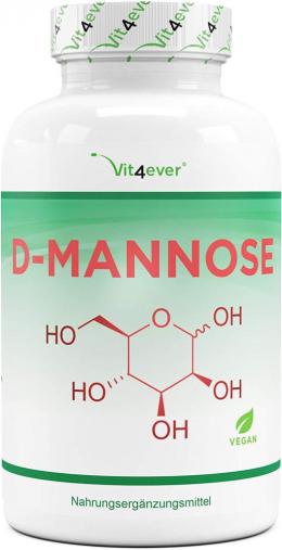 D-Mannose - 180 Kapseln - 1500 mg pro Tagesportion