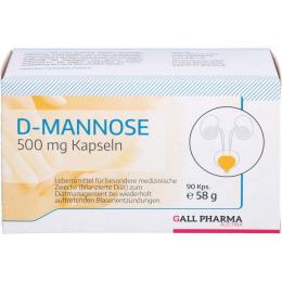 D-MANNOSE 500 mg GPH Kapseln 90 St. (58 g)