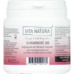 D-MANNOSE KAPSELN 500 mg 60 St.