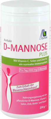 D-MANNOSE PLUS 2000 mg Pulver m.Vit.u.Mineralstof. 250 g