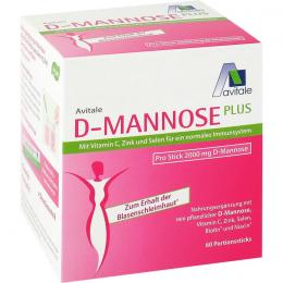 D-MANNOSE PLUS 2000 mg Sticks m.Vit.u.Mineralstof. 148,2 g