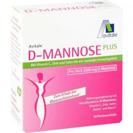 D-MANNOSE PLUS 2000 mg Sticks m.Vit.u.Mineralstof. 74,1 g