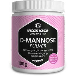 D-MANNOSE PULVER hochdosiert vegan 100 g