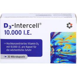 D3-INTERCELL 10.000 I.E. Kapseln 30 St. (5,4 g)