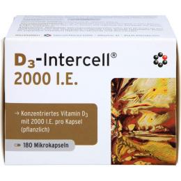 D3-INTERCELL 2.000 I.E. Kapseln 180 St. (28,8 g)