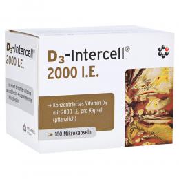 Ein aktuelles Angebot für D3-INTERCELL 2.000 I.E. Kapseln 180 St Kapseln Multivitamine & Mineralstoffe - jetzt kaufen, Marke Intercell-Pharma GmbH.