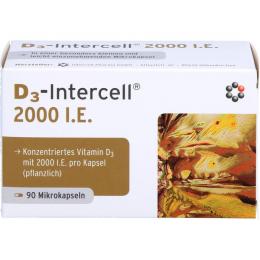 D3-INTERCELL 2.000 I.E. Kapseln 90 St. (14,4 g)