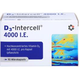 D3-INTERCELL 4.000 I.E. Kapseln 90 St. (14,4 g)