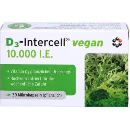 D3-INTERCELL vegan 10.000 I.E. Kapseln 30 St. (5,4 g)